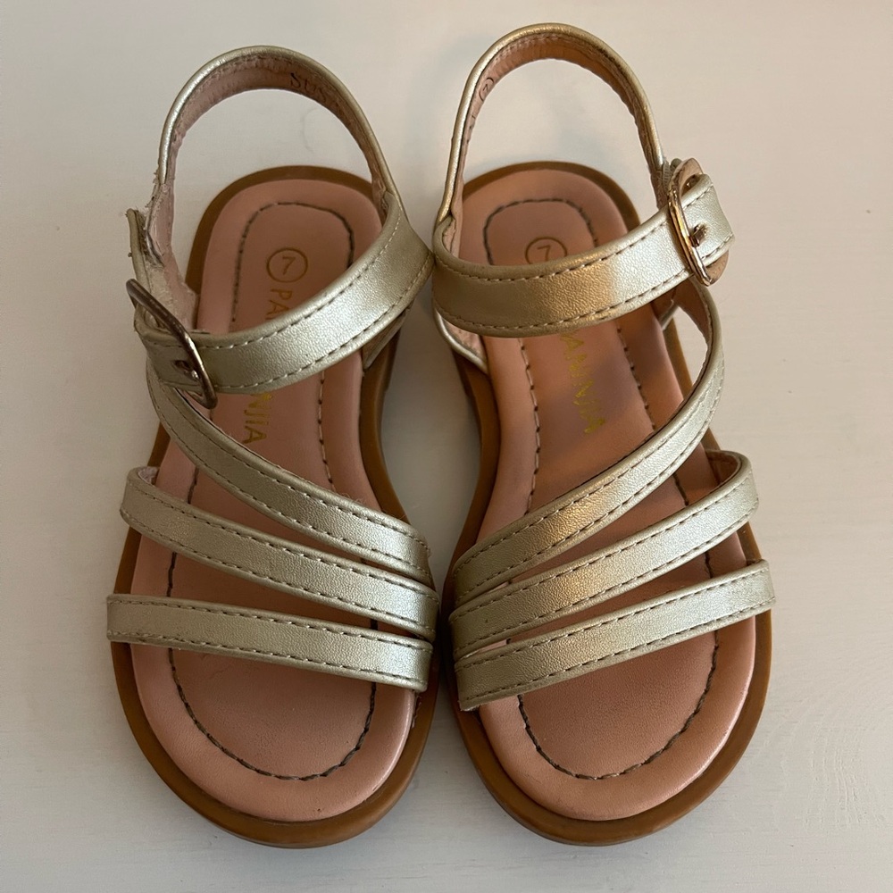 Gold Toddler sandal